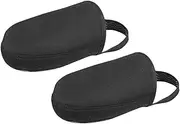 Generic 2pcs Windproof and Warm Shoe Covers Waterproof Shoe Covers Motorbike Shoes Cover Bike Shoe Cover Motorcycle Shoe Cover Warm Toe Protectors Waterproof Toe Covers Black Sbr