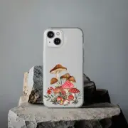 Cottagecore Mushroom Flexi iPhone 15, 14, 13, 12, 11, X Pro Max Plus Mini Case