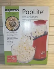 Presto PopLite Hot Air Popcorn Popper Red Brand New