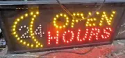 Open 24 Hours led Sign, business sign, smoke shop sign, store sign, window sign