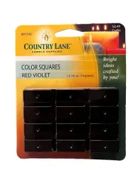 Country Lane Color Square - 36 pcs for candle making enough to dye 100+ of wax
