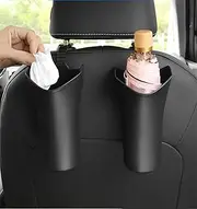 2 Pack Car Umbrella Holder Hanging Car Trash Can,Multi-Purpose Car Storage Holder for Umbrella with Car Seat Headrest Hooks