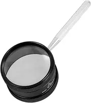 SAFIGLE Antique Jewelry Magnifying Glass Universal Magnifying Loupe Portable Magnifier Loop Universal Magnifier Loop Jewelry Identification Tool Jewelry Supply Black Zinc Alloy