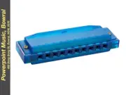 Hohner Kids Clearly Colourful Harmonica - Translucent Blue - Key of C