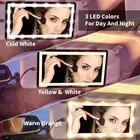 ∣Car Sun Visor Mirror With 60 LED Lights 3 Lighting Mode Makeup Sun Shading