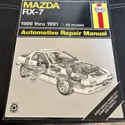 Mazda RX-7 1986-1991 All Models Automotive Repair Manual Haynes 61036 (1419)(US)