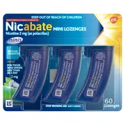 Nicabate Mini 2Mg Mint 60 Lozenges