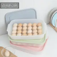 在飛比找樂天市場購物網優惠-家用雞蛋收納盒保鮮盒放廚房的雞蛋盒手提防震裝蛋盒冰箱收納神器
