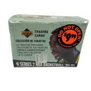 1994-95 Upper Deck NBA Basketball Cards Series 2 Factory Sealed Box Spanish