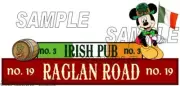Downtown Disney Springs Raglan Road Irish Pub Scrapbook Paper Die Cut Piece