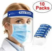 Safety Full Face Shield Reusable FaceShield Clear Washable Face Anti-Splash Frog