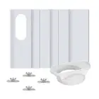 Universal Portable Air Conditioner Window Kit Panel Slide Plate Wind Shield