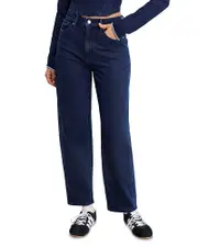 Good American Jeanius Barrel Sweatpants in Indigo 1029