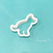 (Set of 2 Sizes) Pooping Dog Polymer Clay Cutter