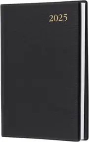 Associate - B7R Week to View Calendar Year Diary/Planner - 2025 Black