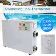 5.5KW~18.5KW Electric Swimming Pool Water Heater Thermostat Hot Tub 220V 380V