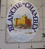 UNIBROUE BREWING Blanche De Chambly STICKER decal craft beer brewery