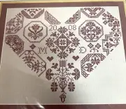 Quaker Heart Susan Cross Stitch Pattern By Wiehenburg Online