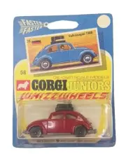 1971 Corgi Volkswagon Beetle 1300 VW Juniors Red Britain Rare Factory Sealed