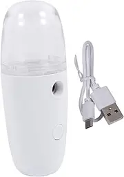 Minkissy 1 Set Mini Facial Portable Mist Facial Steamer Facial Skin Steamer Face Humidifier White Travel Size