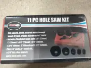 GRIP 11pc Hole Saw Kit, Comprising; 7 x Steel Cups