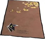 Ipetboom 1pc Vintage Embroidered Tea Towel High Absorbent Cloth for Tea Table Premium Simple Design for Home Office Use