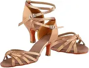 [Zoeyilan] Women Latin Dance Shoes, Professional Ballroom Salsa Practice Performance Dancing Shoes, Women Ballet and Dance Shoes for Women (36)