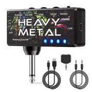 Donner Heavy Metal Guitar Headphone Amplifier USB Rechargeable Mini Pocket Amp