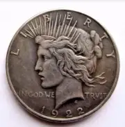 Two-Sided Trick Coin - 1922 Liberty Dollar - Two Face - Double Headed Coin