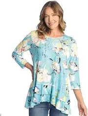 [Jess & Jane] Light-Knit Layered Tunic Top - LK4
