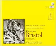 Strathmore 300 Series Bristol Vellum Pad, 14"x17" Tape Bound, 20 Sheets