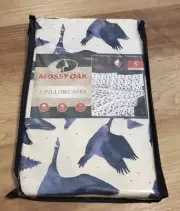 Flying Geese Pillowcase Standard Set Of 2 Cabin Decor Blue And White