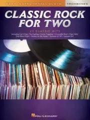 Classic Rock for Two Trombones Easy Instrumental Duets Book NEW 000303030