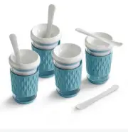 Pampered Chef Frozen Drink Maker Family Set of (4) Free Shipping