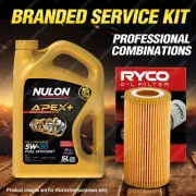 Ryco Oil Filter Nulon 5L APX5W30A5 Engine Oil Kit for Ford Focus Xr5 LS Kuga TE (for: Ford)