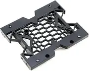 Atelierate 1Pcs 5.25Inch to 3.5Inch 2.5Inch Cooling Fan Bracket SSD HDD Mounting Bracket Internal Hard Disk Drive Bays Holder