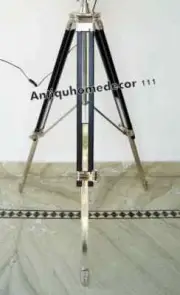 Thanksgiving day Designer Chrome Floor Lamp Tripod Stand Collectibles Lighting