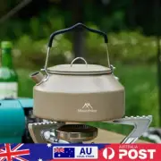 1.4L Portable Camping Kettle with Handle Metal Tourist Supplies Tableware