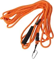 VANZACK Extended Dog Leash for Training Durable Nylon Pet Traction Rope Comfortable Handle for Dogs for Walking Hiking and Camping Orange