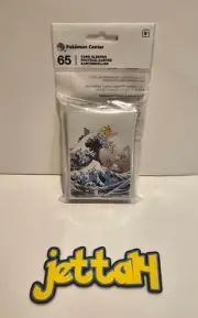 Pokémon Center Great Wave Pikachu & Friends Trading Card Sleeves - 65 Pack! NEW!
