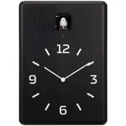 Lemnos CUCU Cuckoo Clock Desk Wall Wood Black LC10-16 BK with Light Sensor Gift