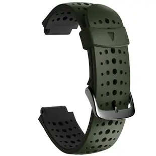 Garmin Forerunner 220 230 235 620 630 735 通用錶帶 雙色矽膠替換錶帶