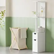 4 Tpyes Artiss Bathroom Storage Cabinet Shelf Toilet Cupboard Wall Mirror Laundry