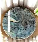 30" Labradorite Crystal Table Coffee & Side Table Top Home Furniture Hotel Decor