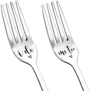 Bride and Groom Fork Gifts for Bridal Shower Gifts for Daughter Bride to Be