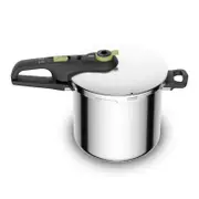 Tefal Secure Trendy Induction Stainless Steel Pressure Cooker - 8 Litre