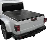 ALCYBD Hard Folding Truck Bed Tonneau Cover |Htf031|Compatible for Jeep Iator 2020 2021 2022 2023 2024 2025 5' Bed (60.3"")
