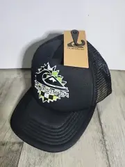 Brand New Quiksilver Mens Cap Hat Black Adjustable SnapBack New With Tags