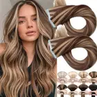 CLEARANCE Tape In 100% Real Human Hair Extensions Skin Weft Thick 150g Balayage