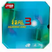 DHS Hurricane 3 NEO Table Tennis Rubber Thickness 2.2mm/ 39° Hardness,Black